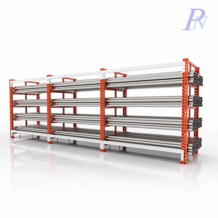 แร็ควางของ ชั้นวางของเหล็ก ชั้นสต็อกสินค้าในโกดัง คลังสินค้า