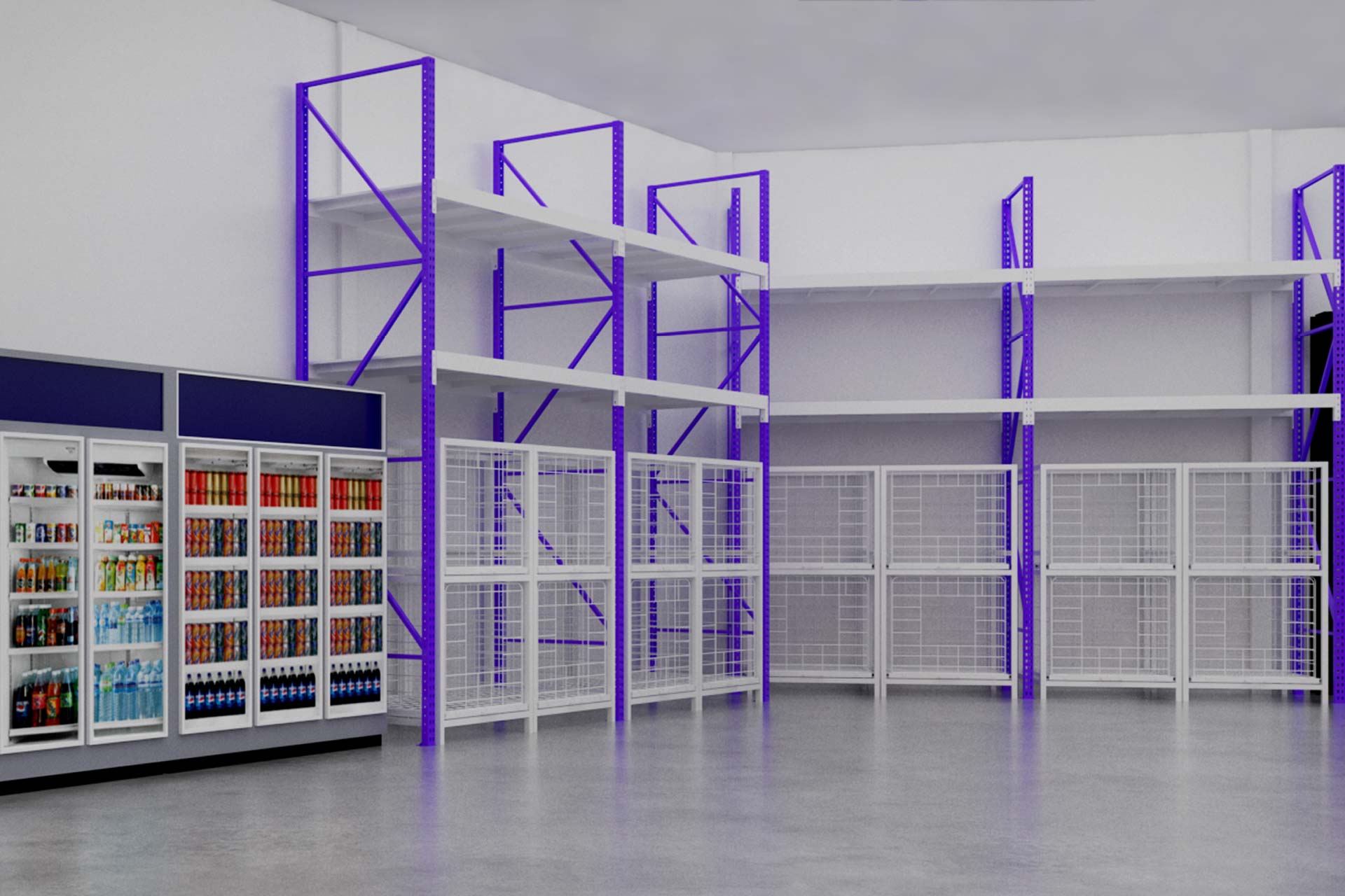 ออกแบบร้านค้าปลีก 3D ร้านทีแอนด์เอ็น เทรดดิ้ง